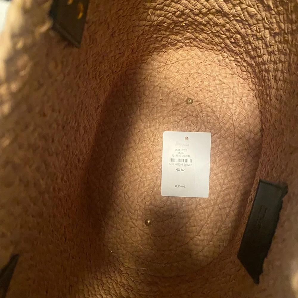 YSL Caged Raffia Tote - Picture 5 of 12